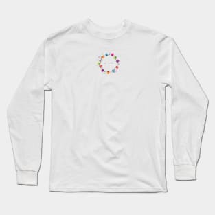 Circle Christmas lights Long Sleeve T-Shirt